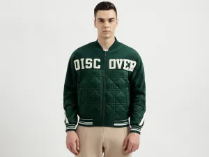 Men's Regular Fit Baseball Collar Wadded Jacket