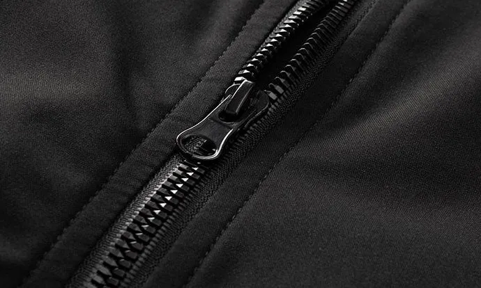 Men’s Solid Oversized Bomber Jacket with Elastic Band Cuff