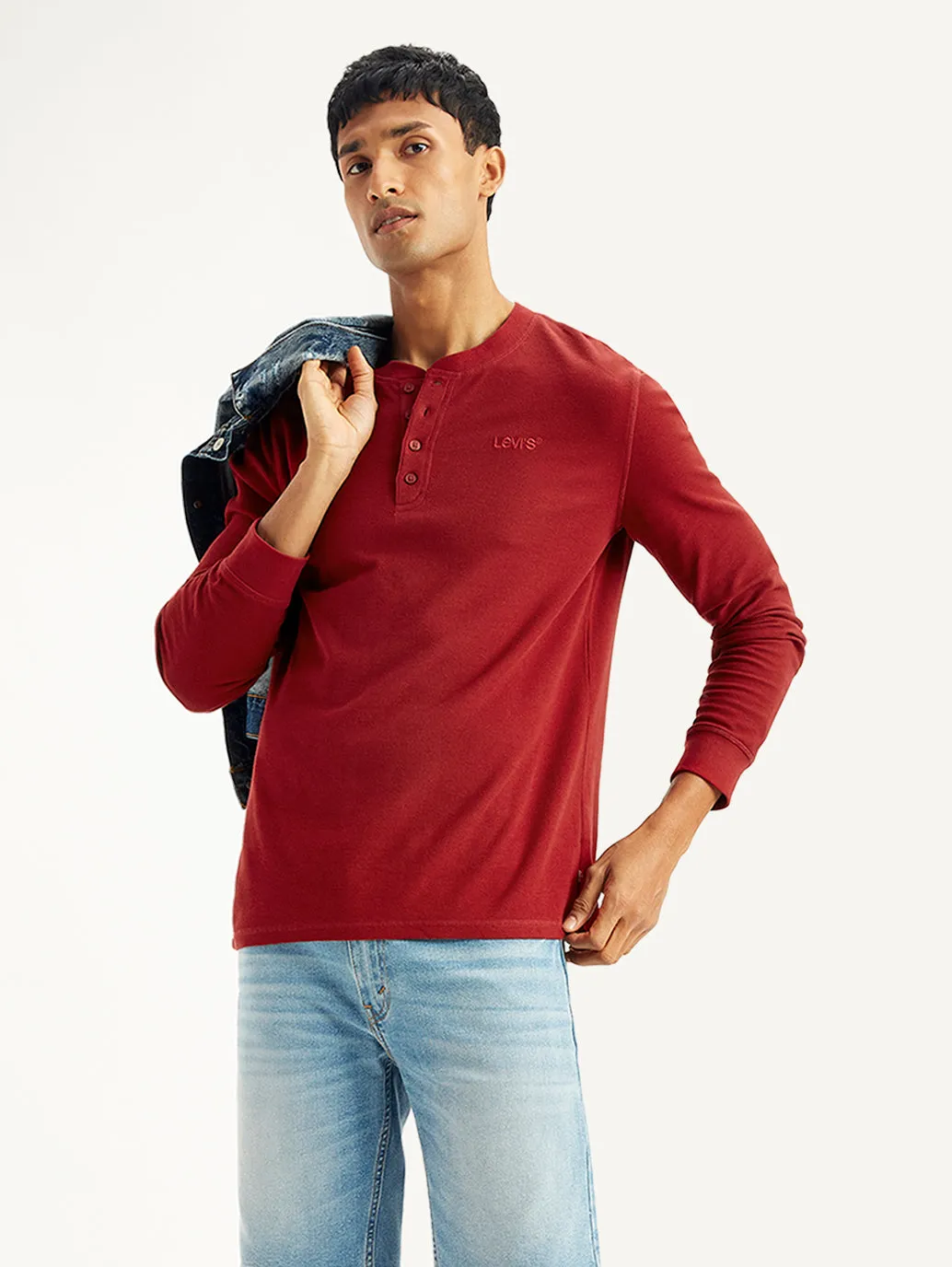 Men's Textured Slim Fit T-Shirt