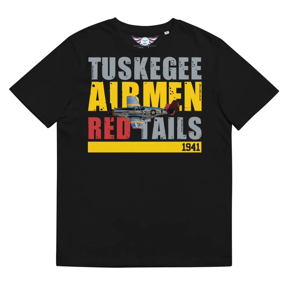Men's Tuskegee Airmen Red Tails Organic Tee