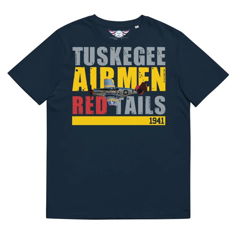 Men's Tuskegee Airmen Red Tails Organic Tee
