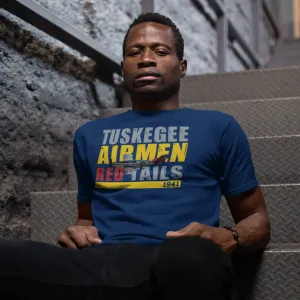Men's Tuskegee Airmen Red Tails Organic Tee