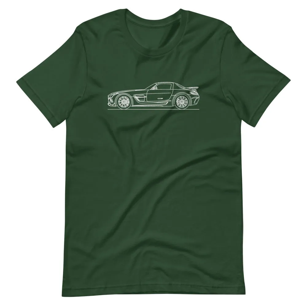 Mercedes-Benz SLS AMG Black Series R197 silhouette T-shirt
