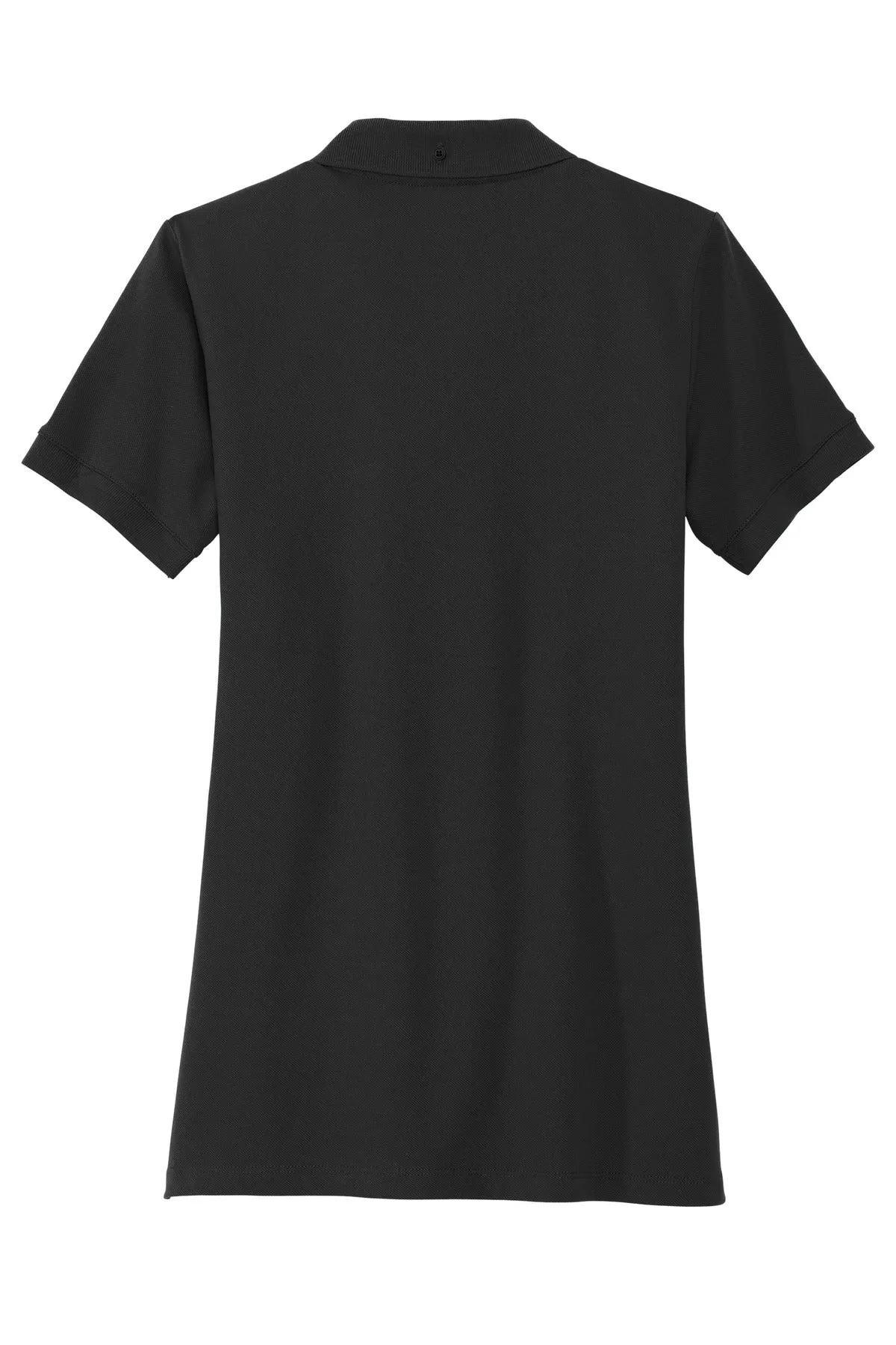 Mercer Mettle Women's Stretch Heavyweight Pique Polo MM1001 Deep Black