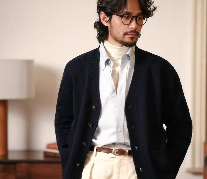 Merino Wool Vintage Cardigan