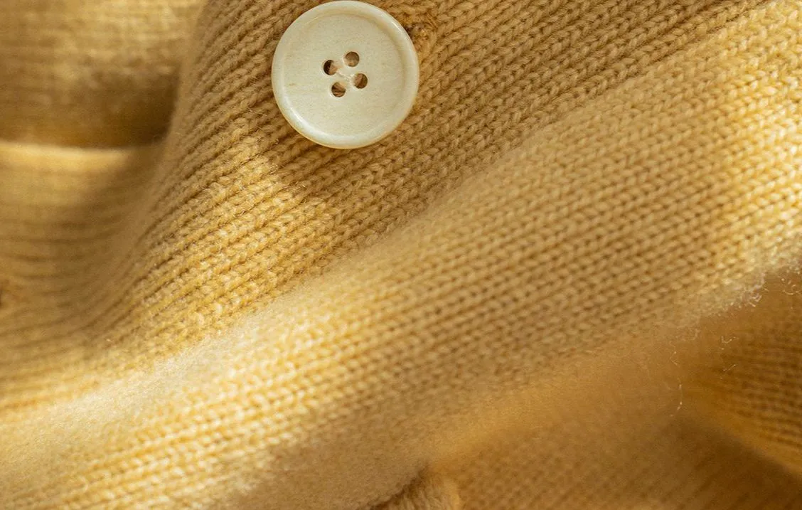 Merino Wool Vintage Cardigan