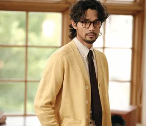 Merino Wool Vintage Cardigan