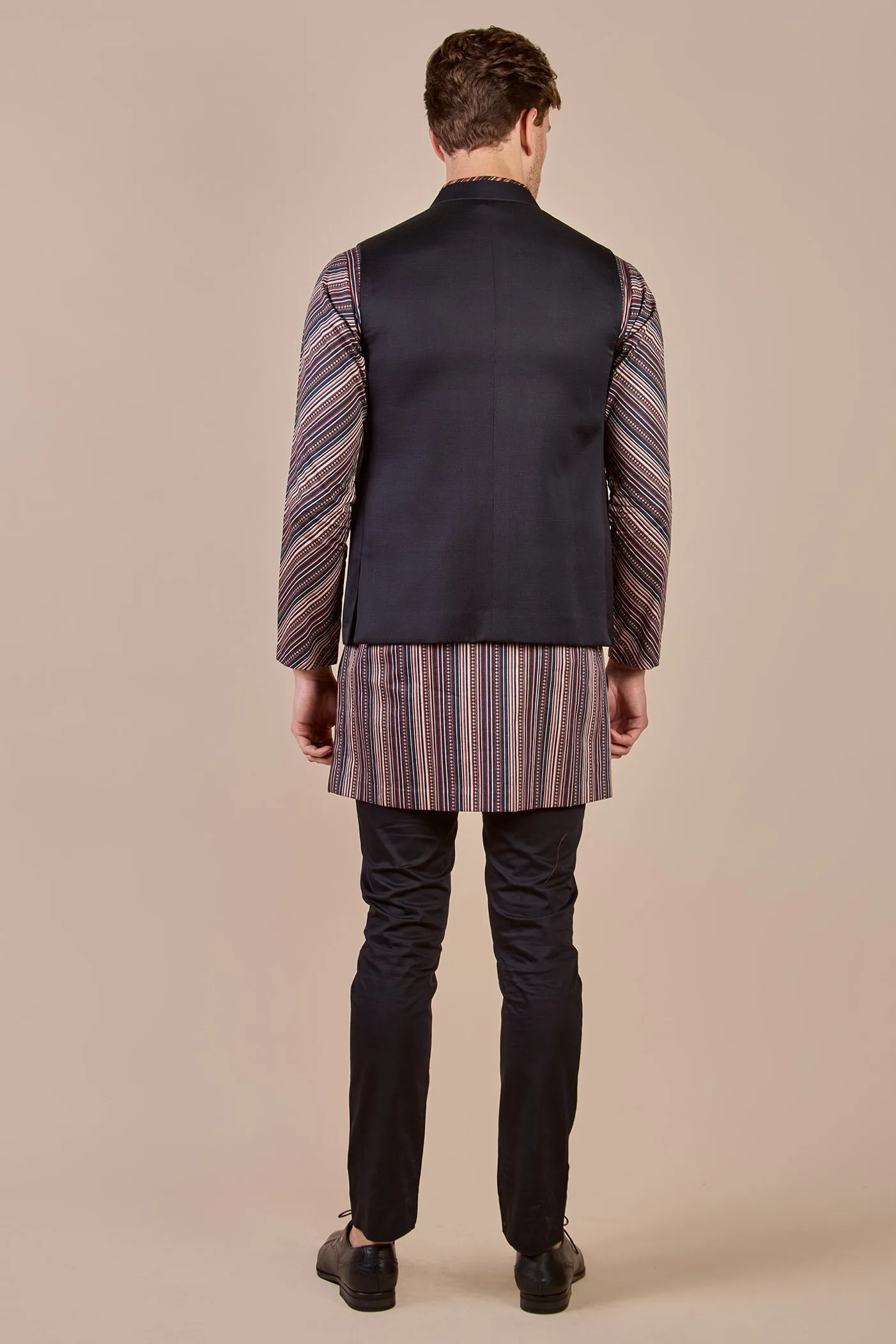 Midnight Blue Nehru Jacket