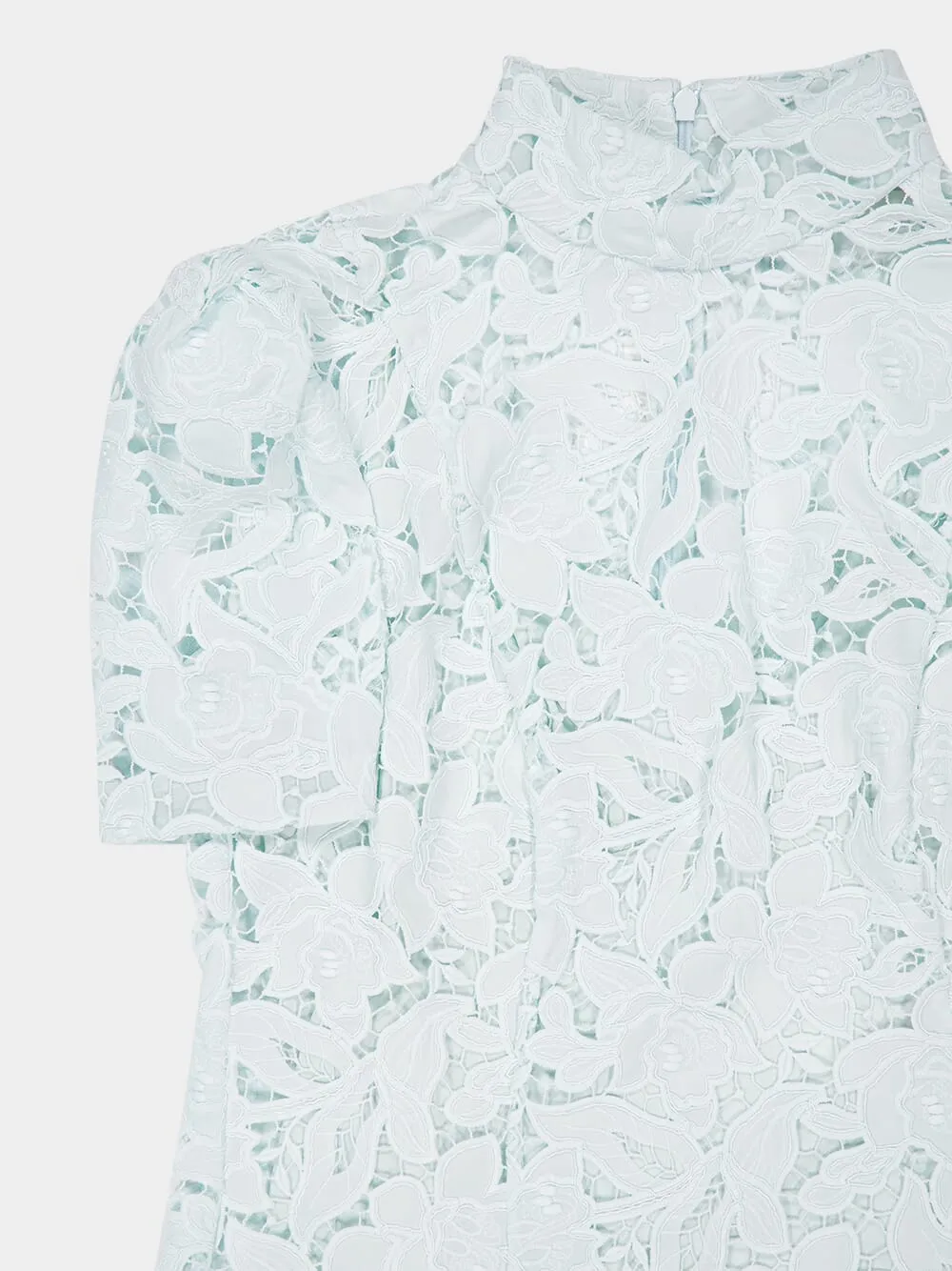 Mint Lace Top