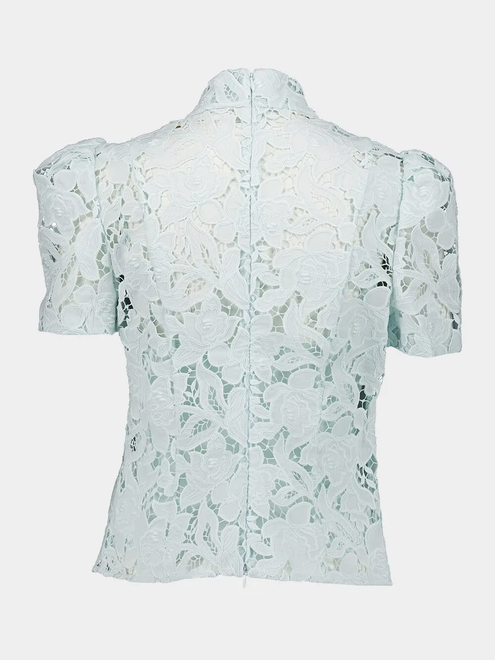 Mint Lace Top