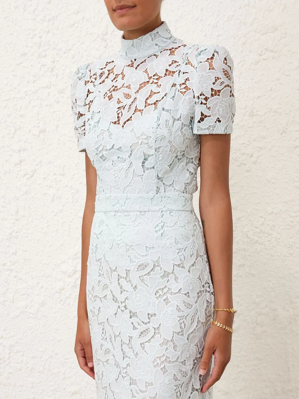 Mint Lace Top