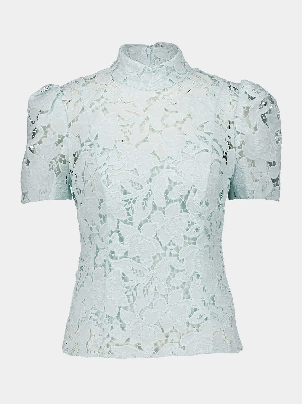 Mint Lace Top