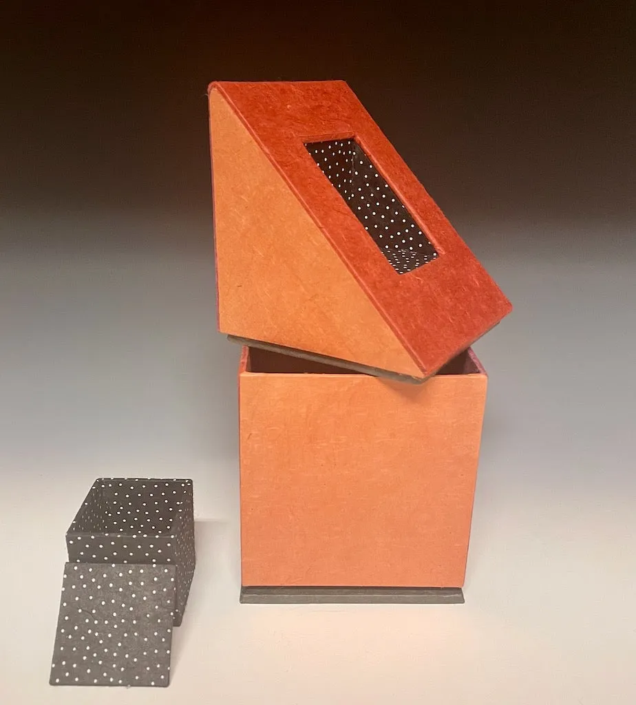 MIXED MEDIA HANDMADE BOX JS126