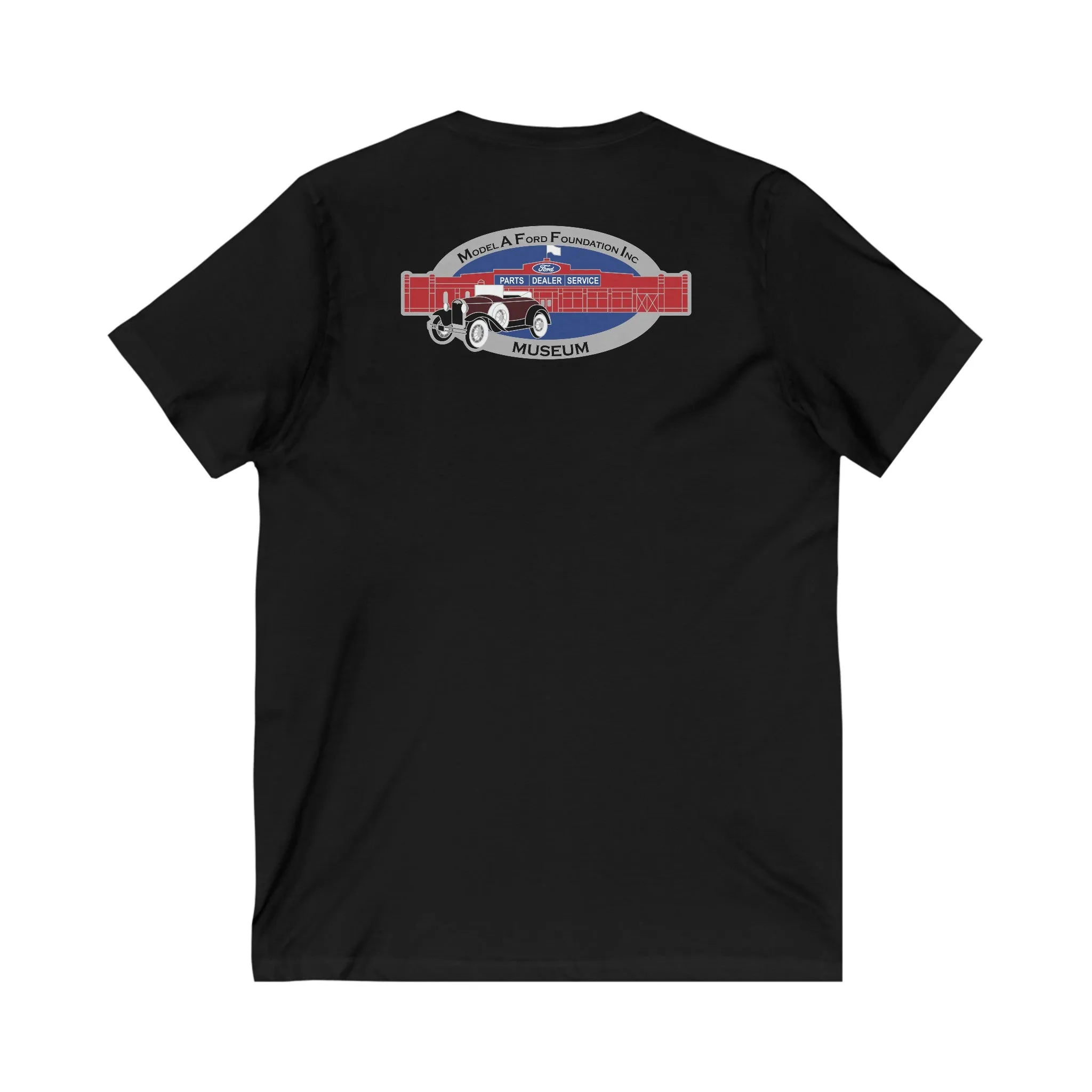 Model A Museum Women's V-Neck T-Shirt