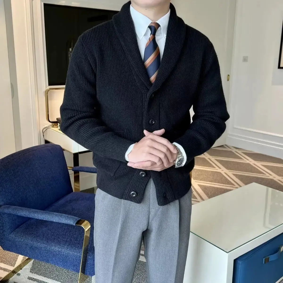 Montford – Shawl Collar Cardigan
