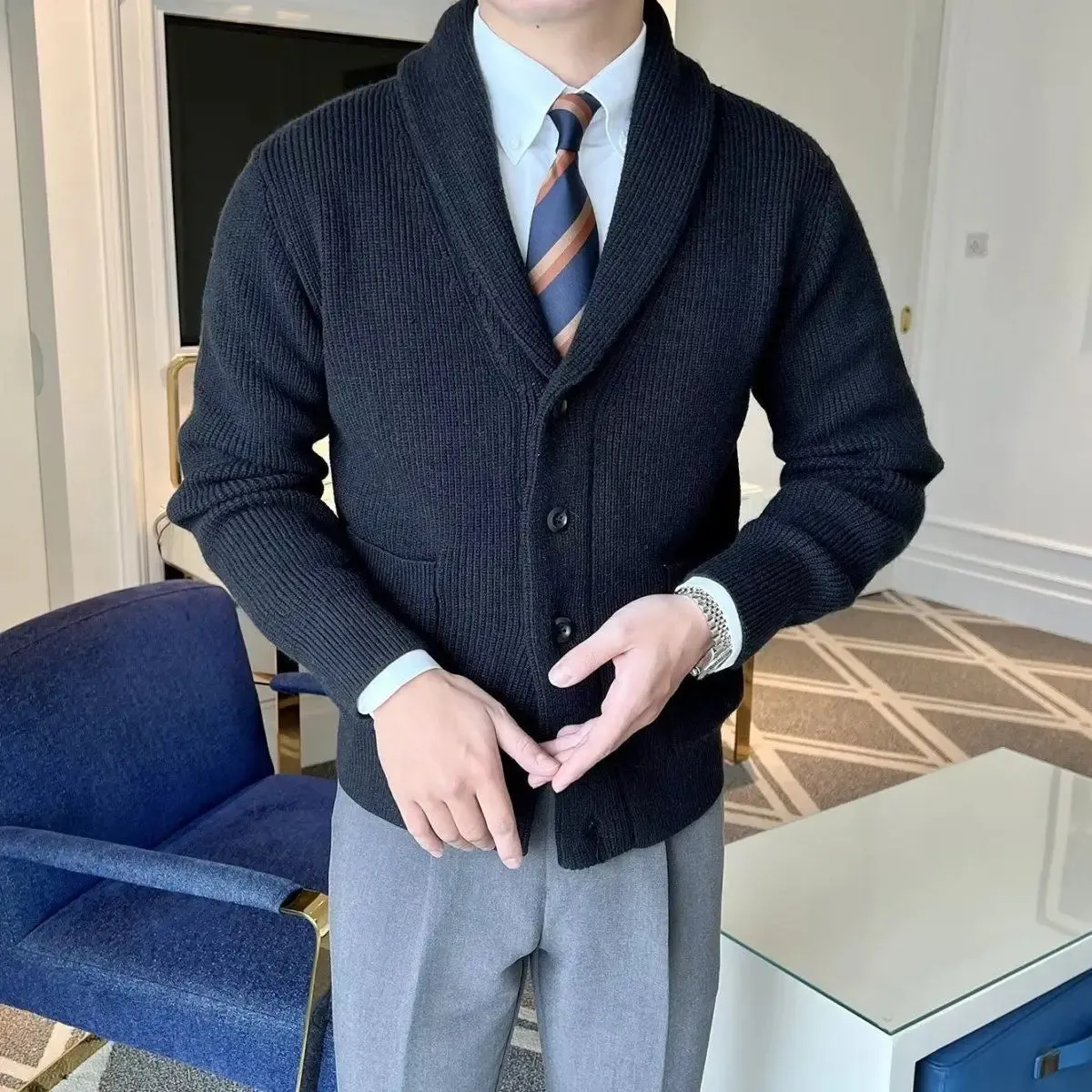 Montford – Shawl Collar Cardigan