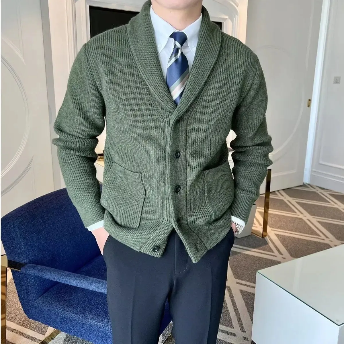 Montford – Shawl Collar Cardigan