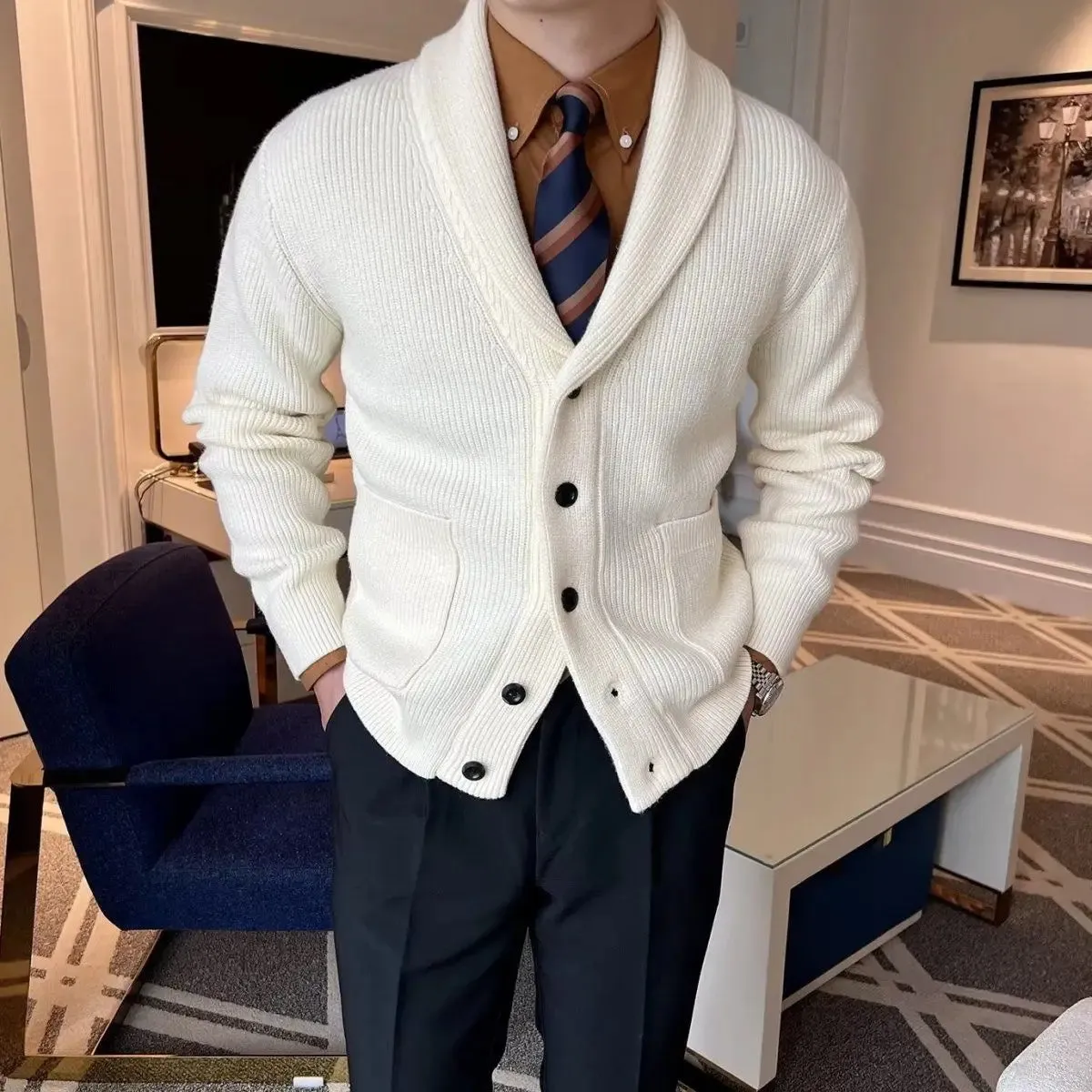 Montford – Shawl Collar Cardigan