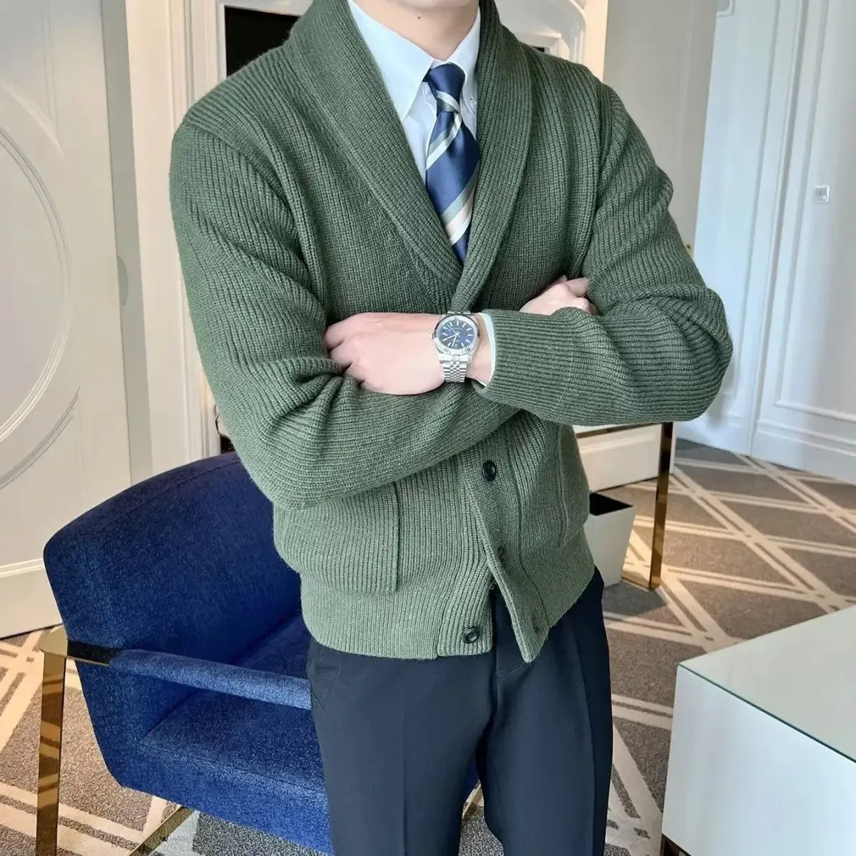 Montford – Shawl Collar Cardigan