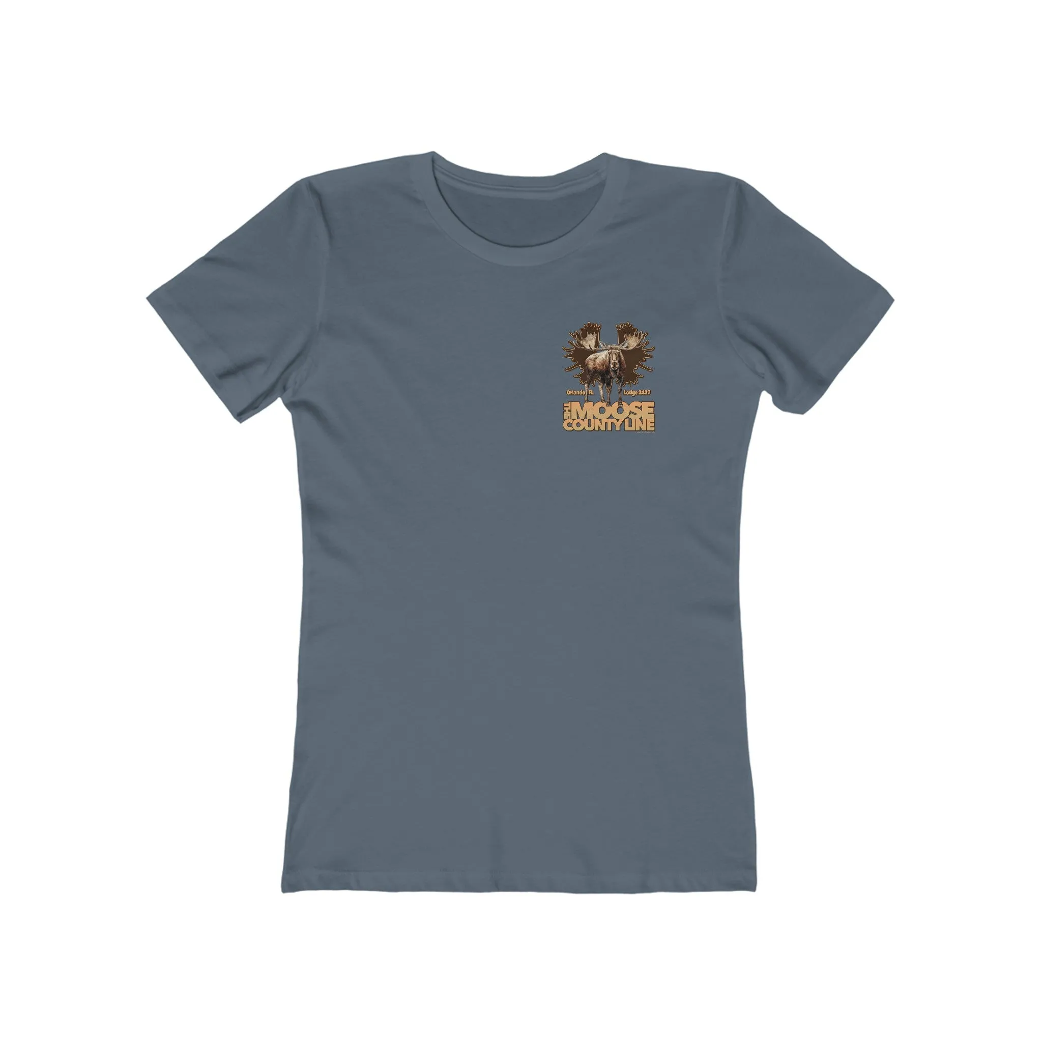 Moose Lodge 2427 - Moose Antlers - Women's T-Shirt (Front & Back Prints)