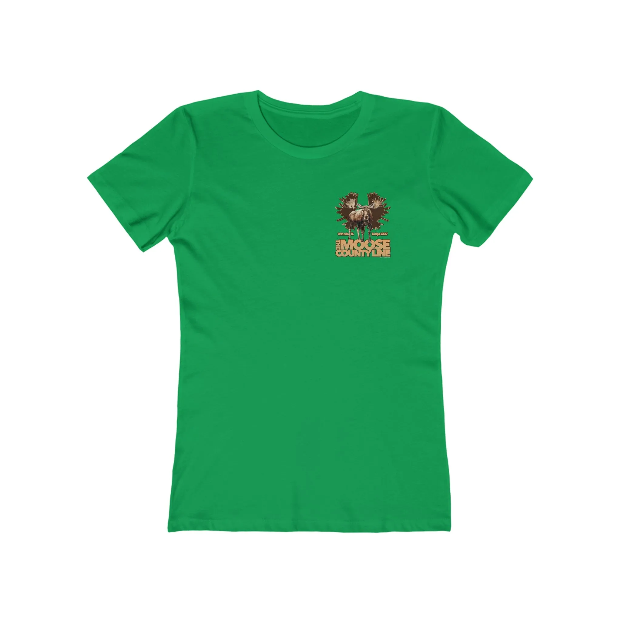 Moose Lodge 2427 - Moose Antlers - Women's T-Shirt (Front & Back Prints)