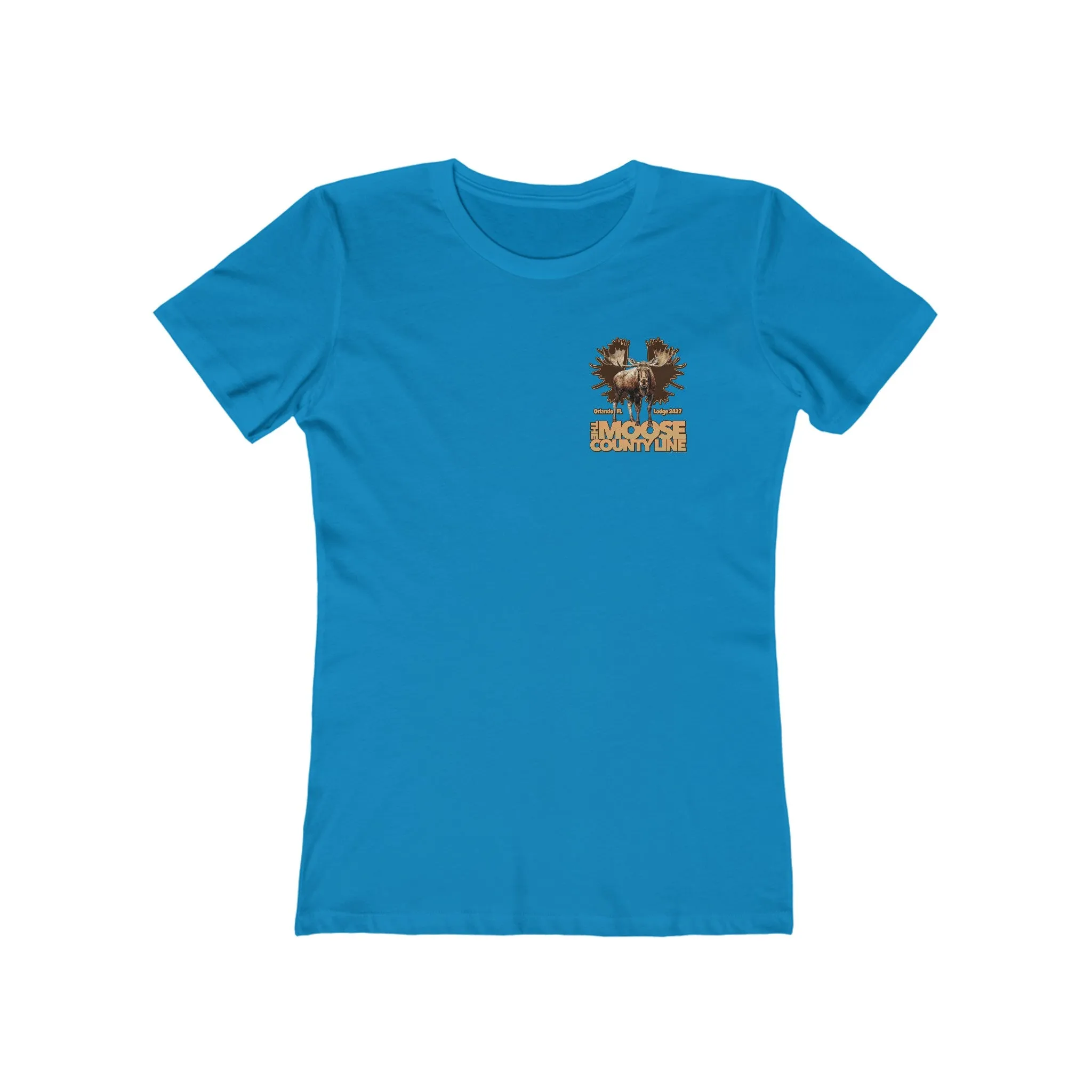 Moose Lodge 2427 - Moose Antlers - Women's T-Shirt (Front & Back Prints)