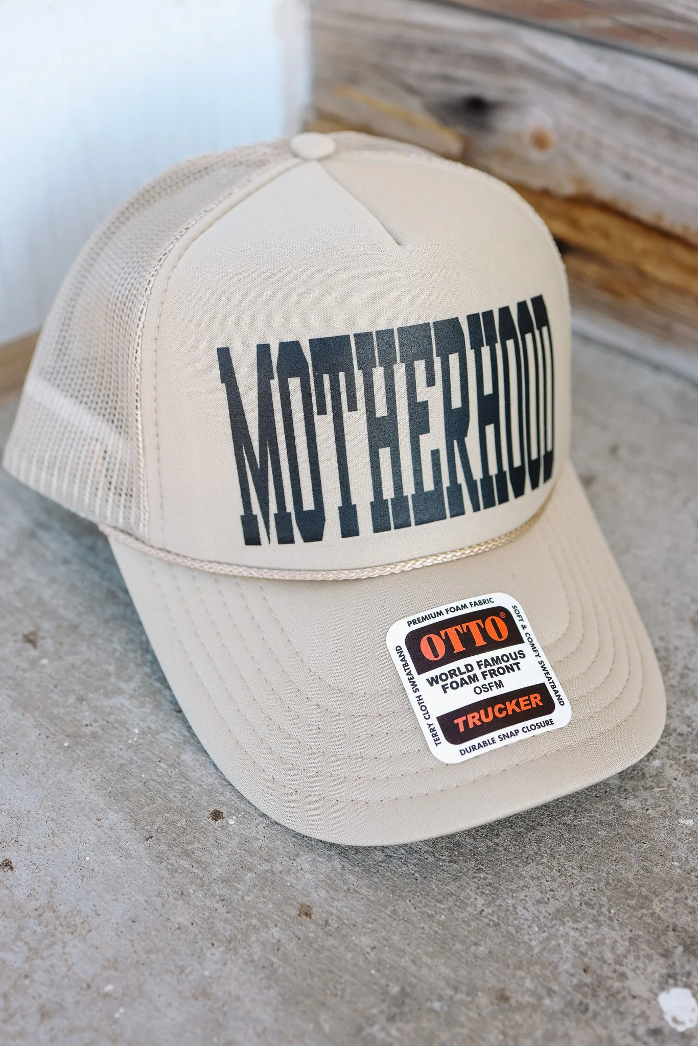 Mother Hood Trucker Hat - Khaki