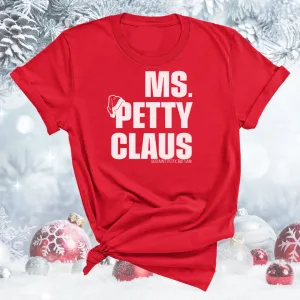 Ms. Petty Claus Tee (Red/White)
