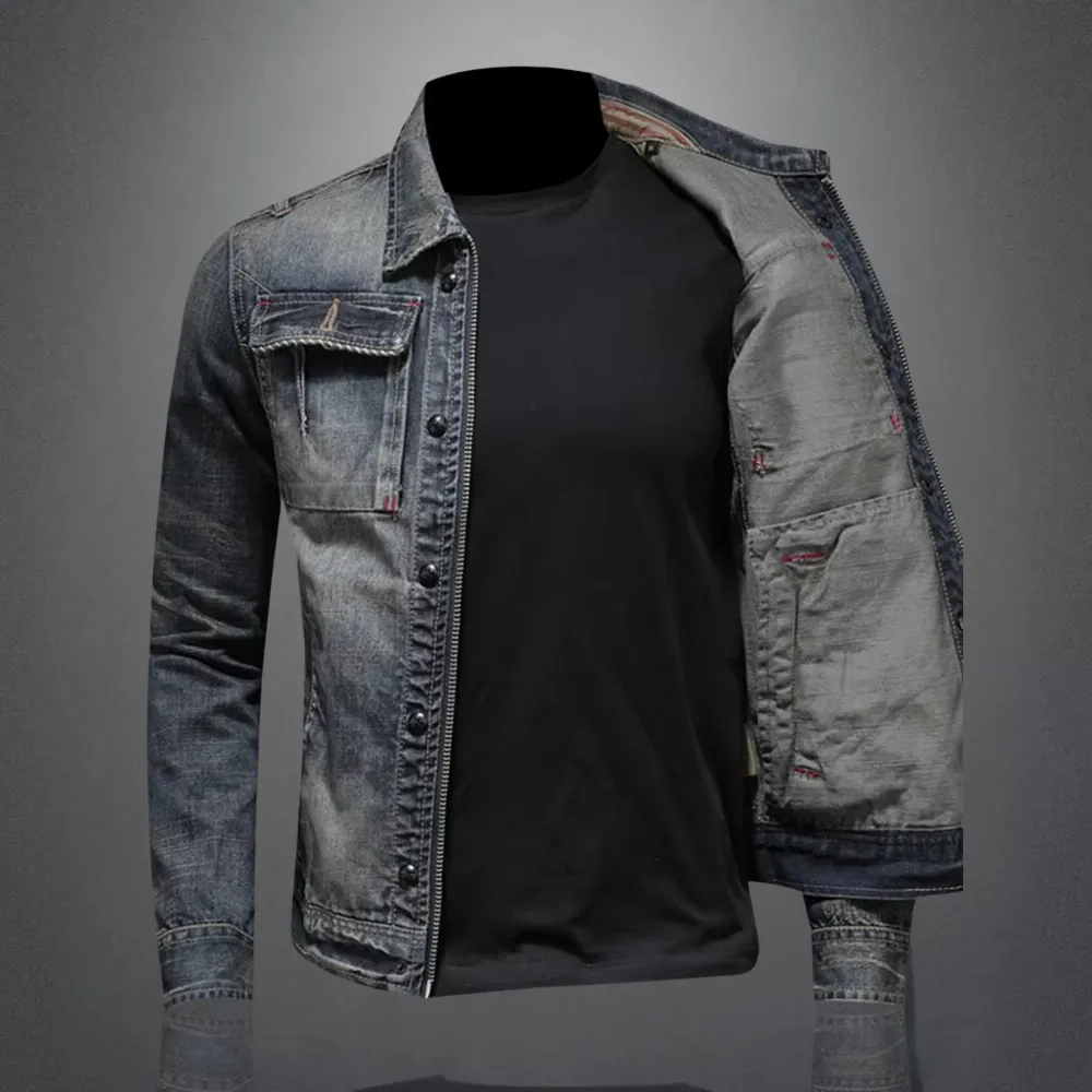 Nathan - trendy men's denim jacket