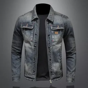 Nathan - trendy men's denim jacket