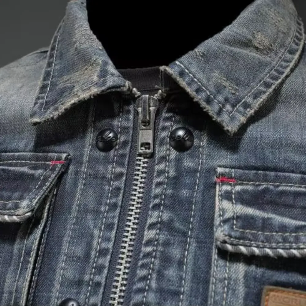Nathan - trendy men's denim jacket