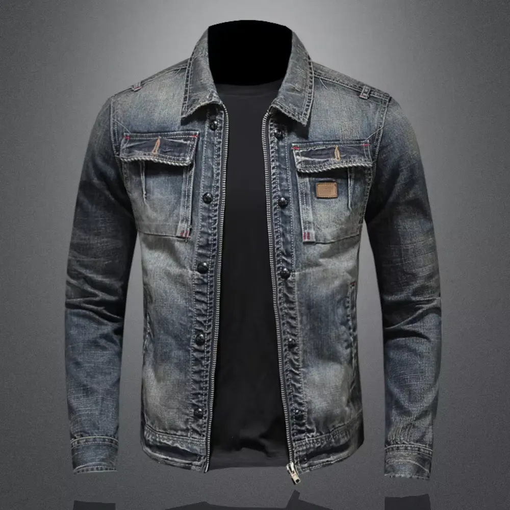 Nathan - trendy men's denim jacket