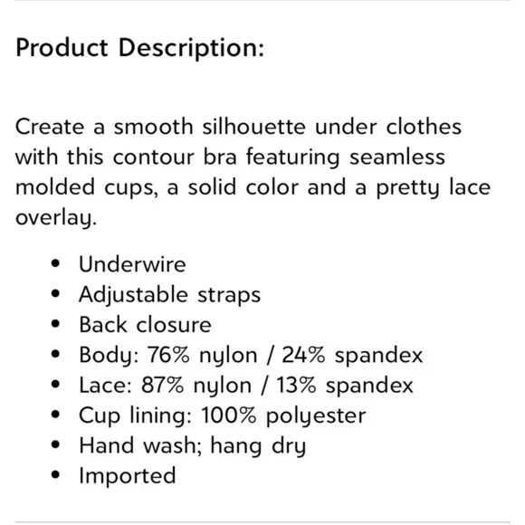NATORI REFINED CONTOUR UNDERWIRE BRA 34DDD NEW PINK
