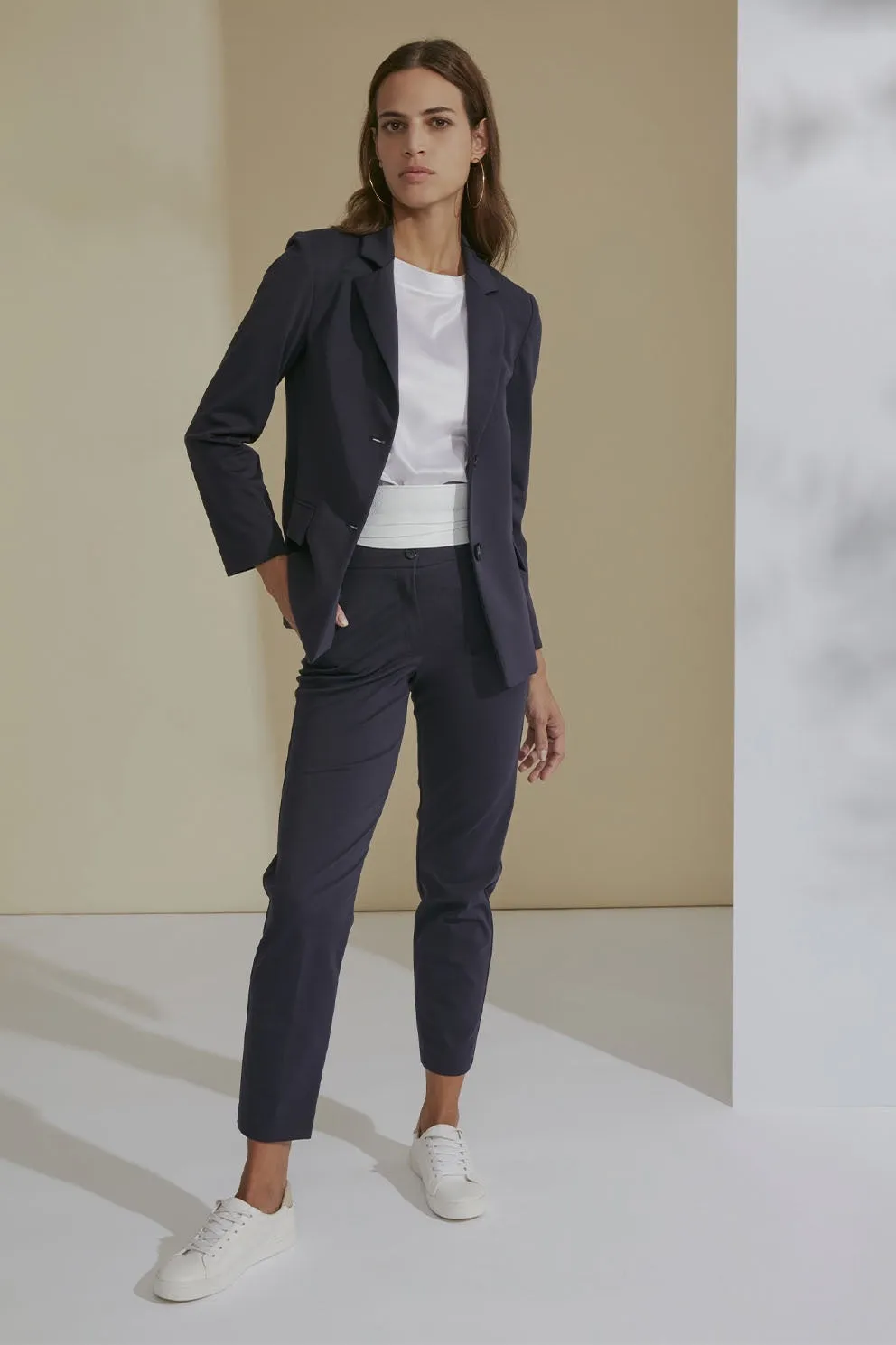 Navy blue blazer