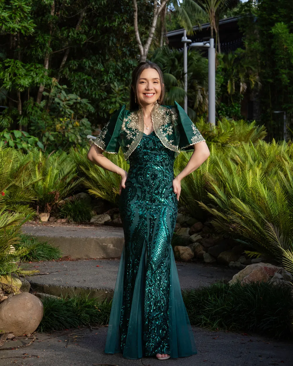 Nene Mestiza Bolero (Emerald Green)
