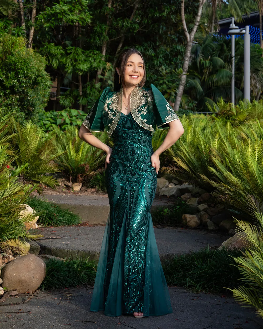 Nene Mestiza Bolero (Emerald Green)