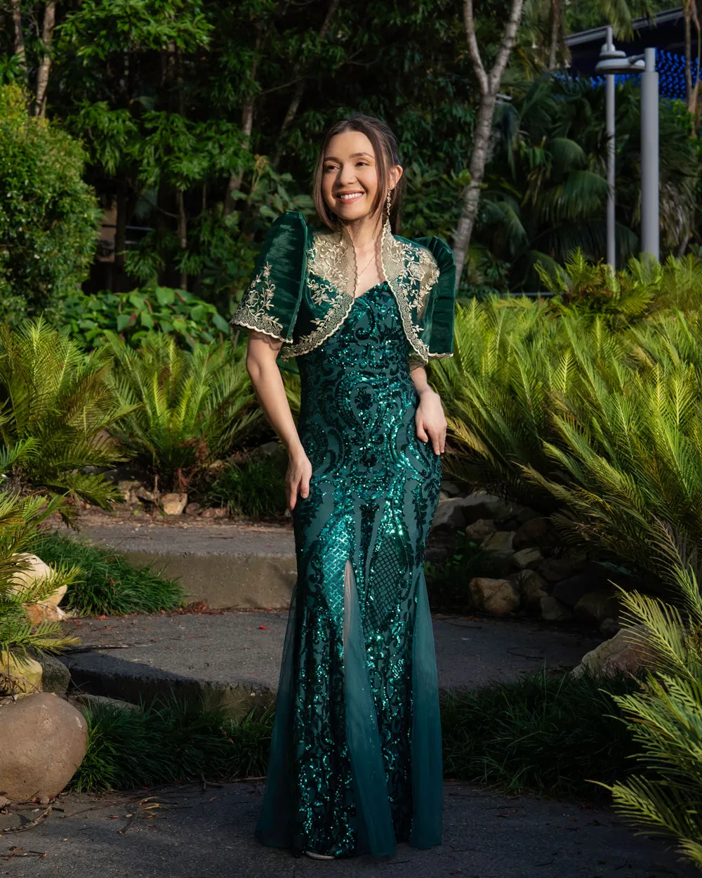 Nene Mestiza Bolero (Emerald Green)