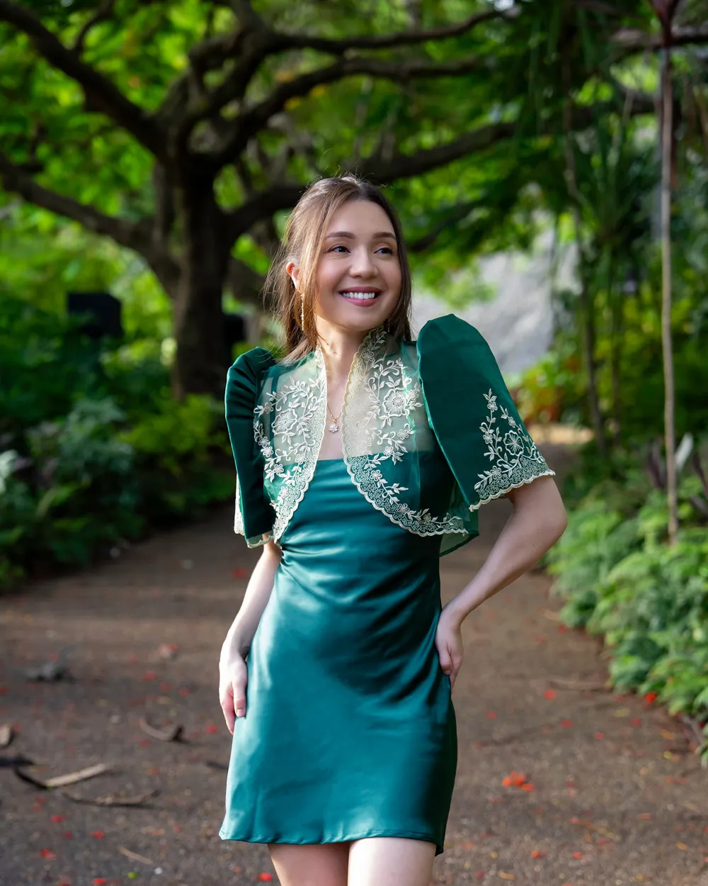 Nene Mestiza Bolero (Emerald Green)