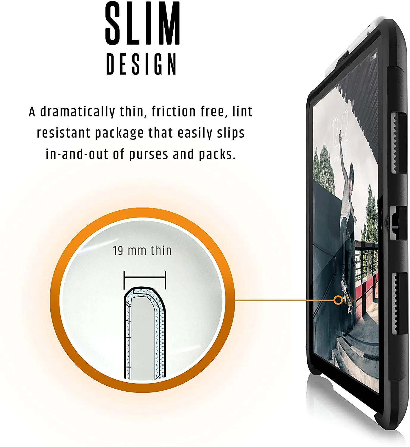New URBAN ARMOR GEAR UAG Folio iPad Pro 10.5-inch/iPad Air 10.5-inch (3rd Gen, 2019) Metropolis Feather-Light Rugged [Black] Military Drop Tested iPad Case, Retails $70 