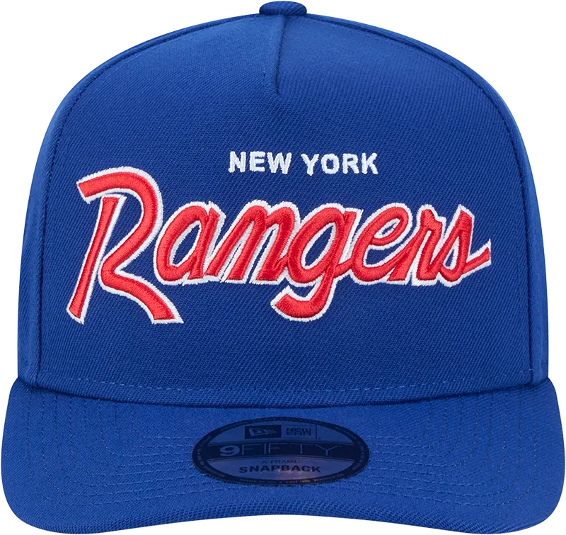 New York Rangers 9FIFTY A-FRAME Script