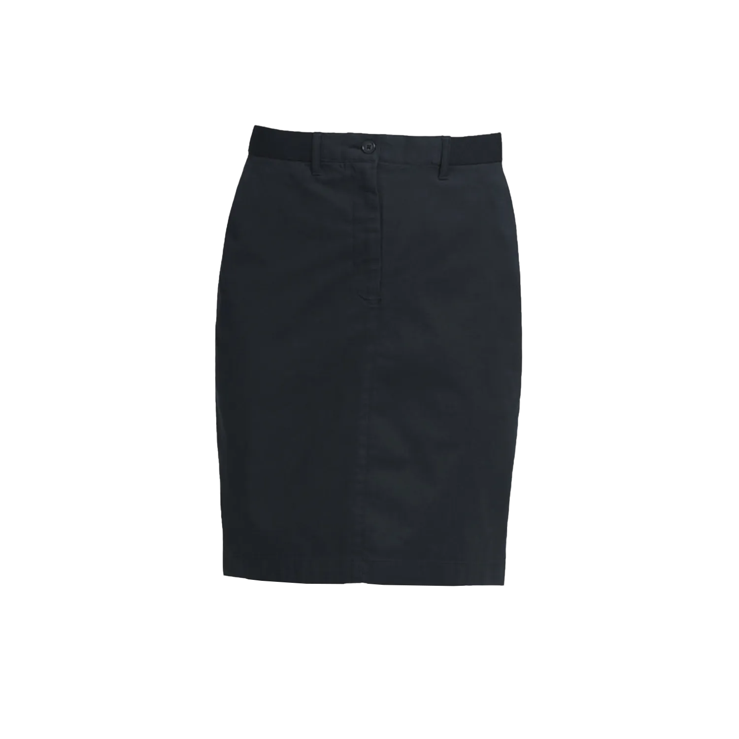 NNT Women's Stretch Cotton Chino Skirt - Black