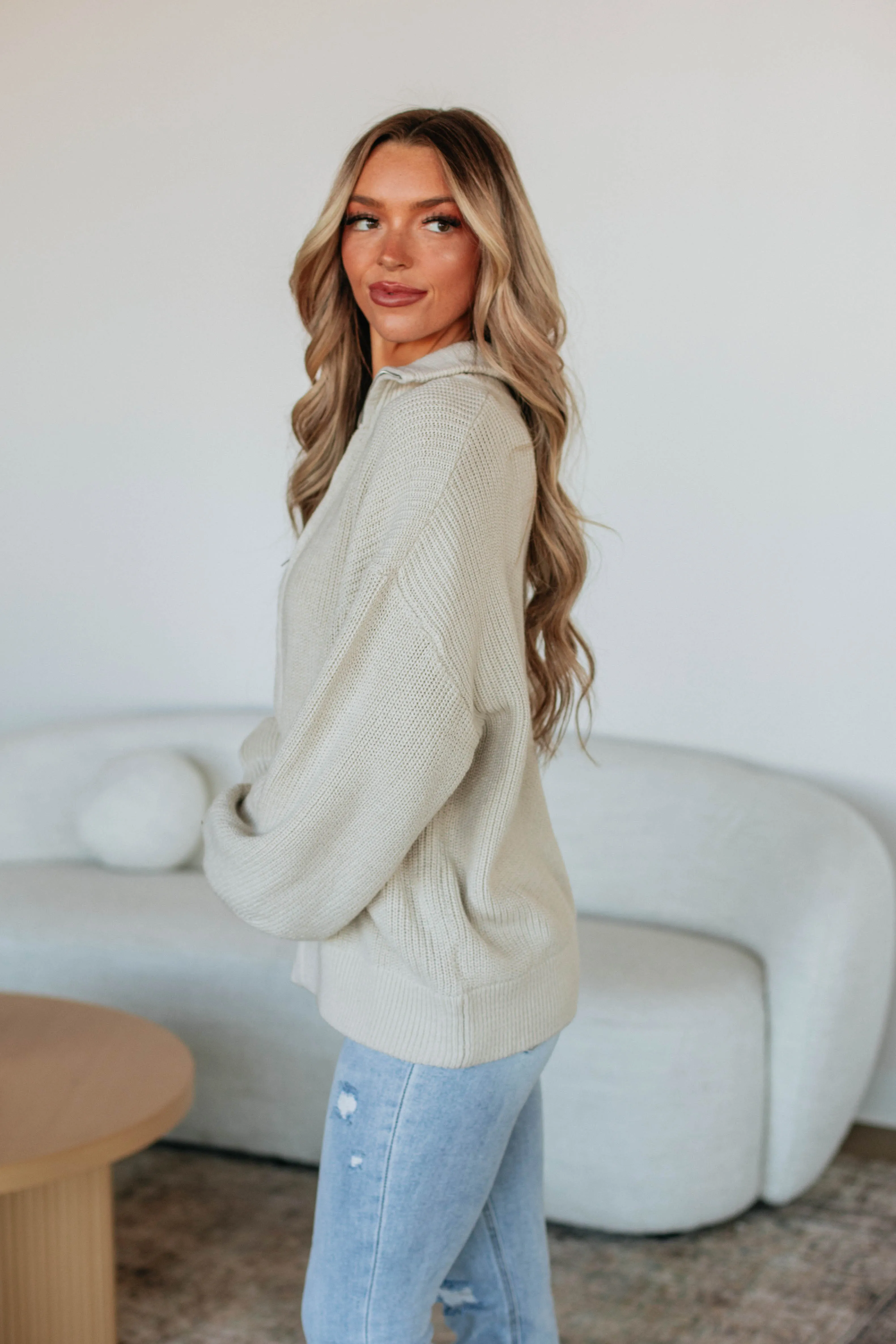 Nolyn Sweater Jacket - Natural