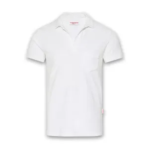 Orlebar Brown - Terry Towelling Polo in White