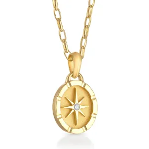 Oval Star Pendant
