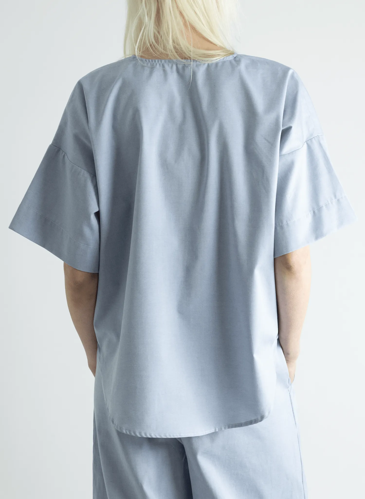 Oversized Tee - Oxford Blue