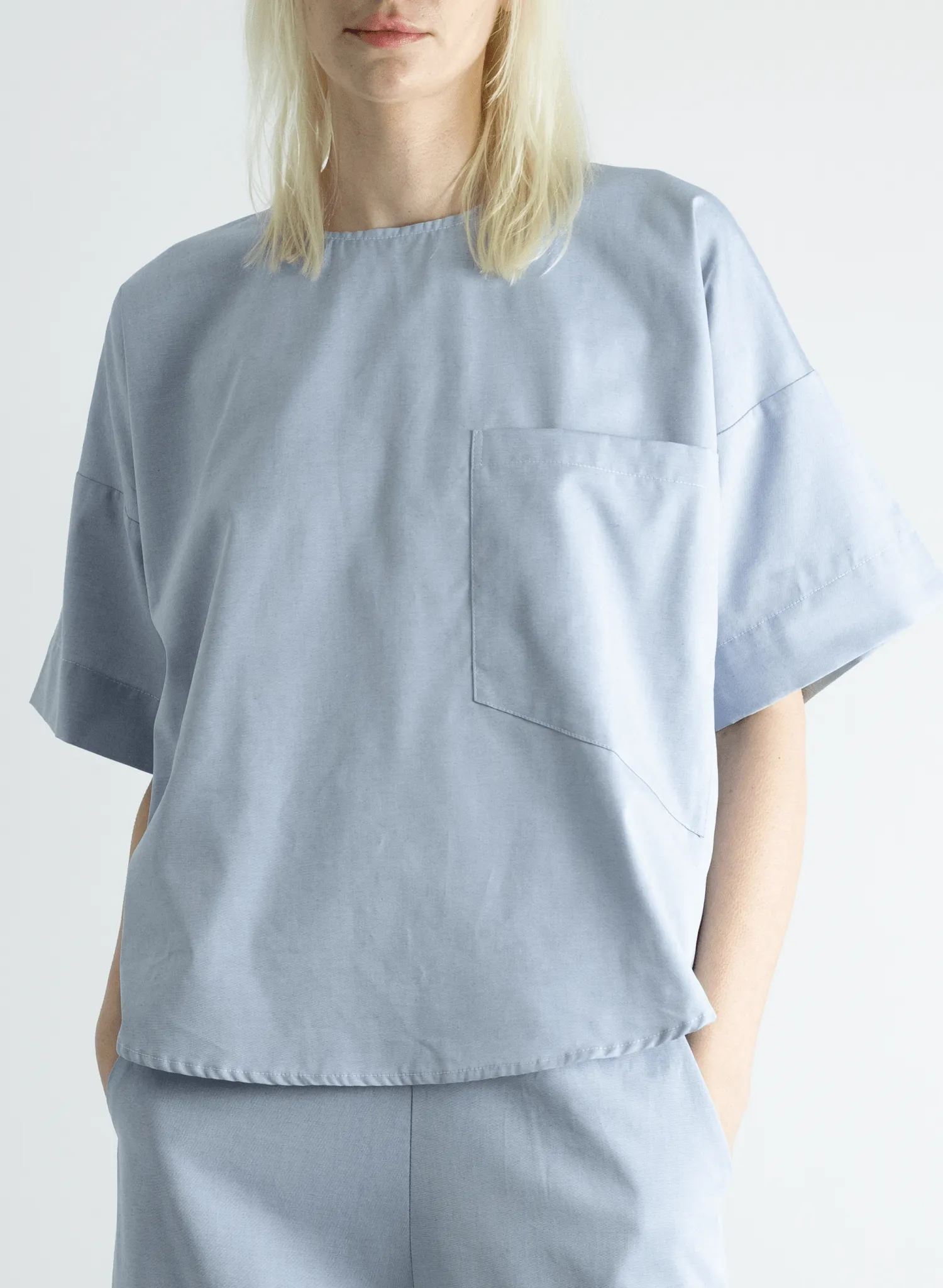 Oversized Tee - Oxford Blue