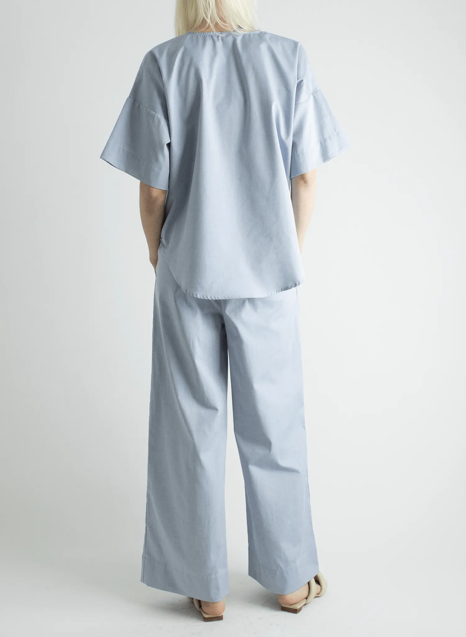 Oversized Tee - Oxford Blue