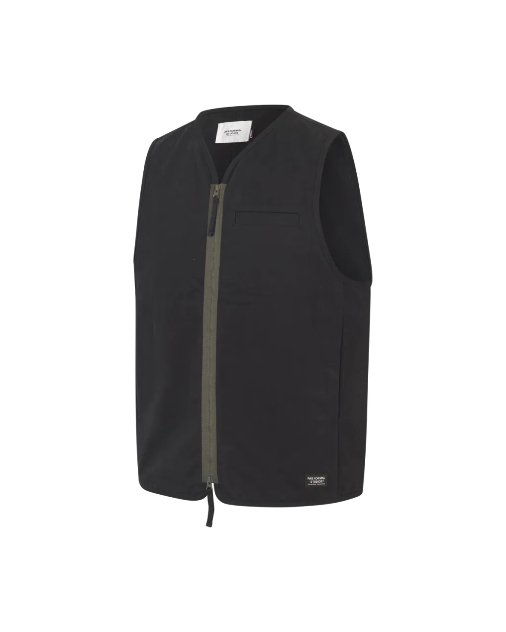 Pas Normal Studios - Off-Race Cotton Twill Vest - Black