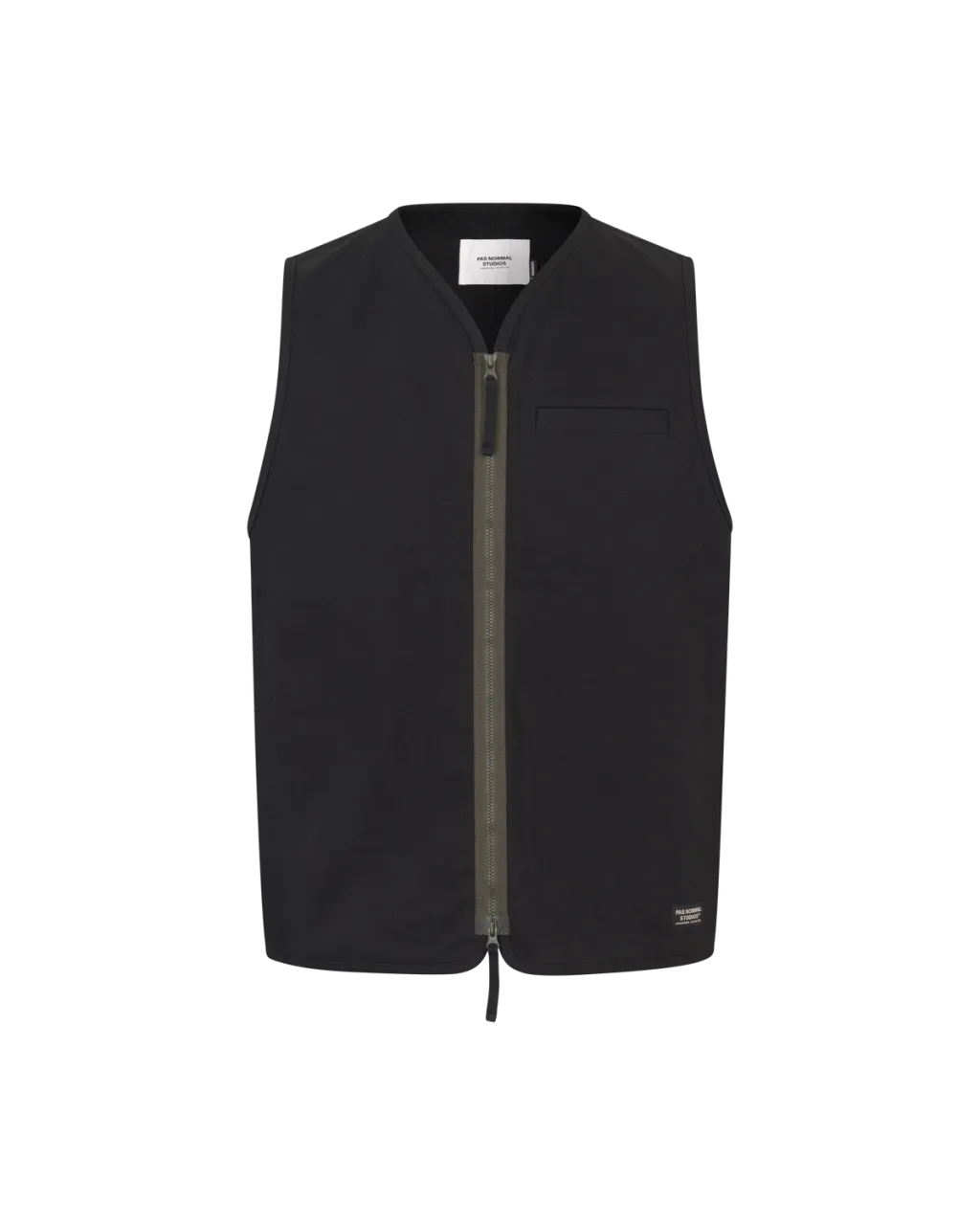 Pas Normal Studios - Off-Race Cotton Twill Vest - Black