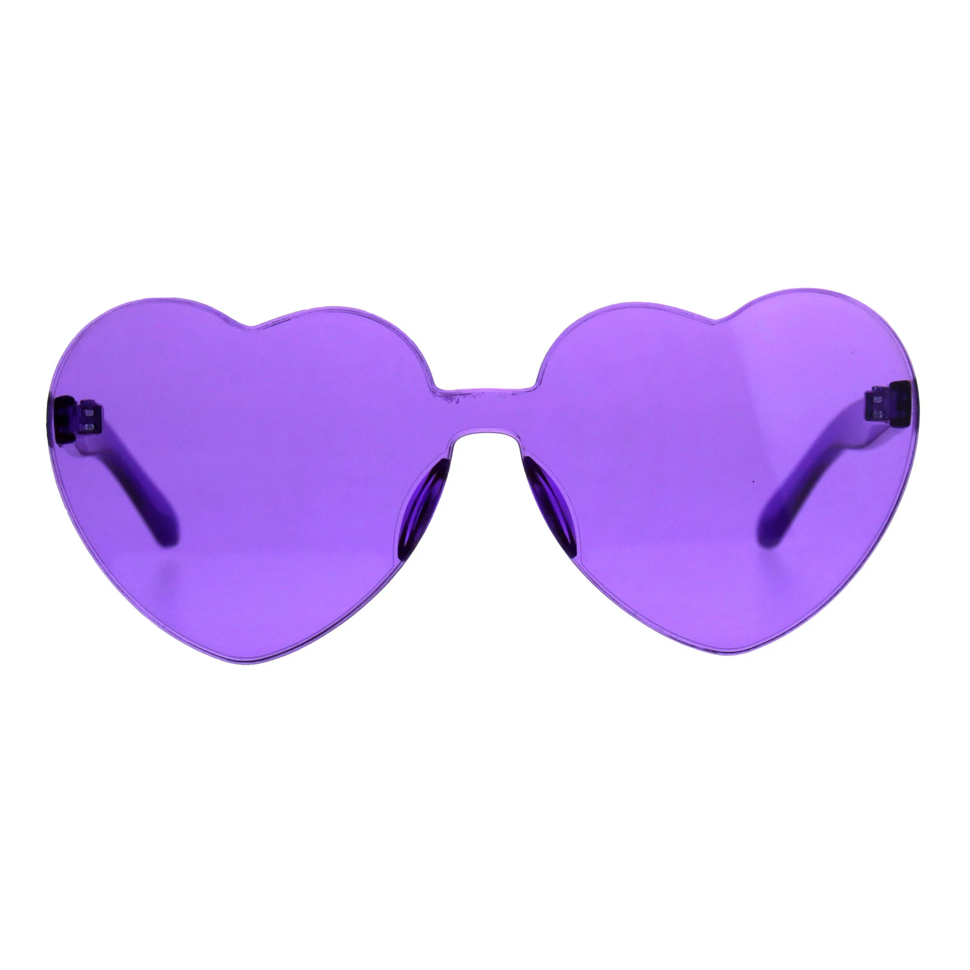 PASTL Monoblock Heart Sunglasses